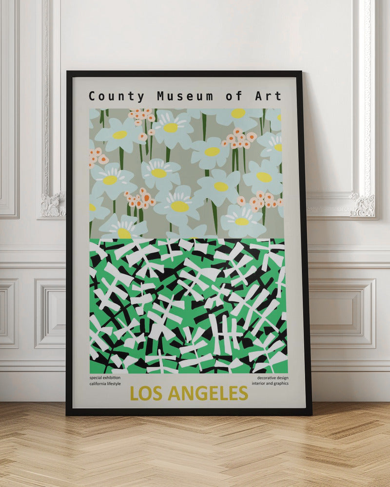 County Museum of Art Los Angeles - Stretched Canvas, Poster or Fine Art Print I Heart Wall Art