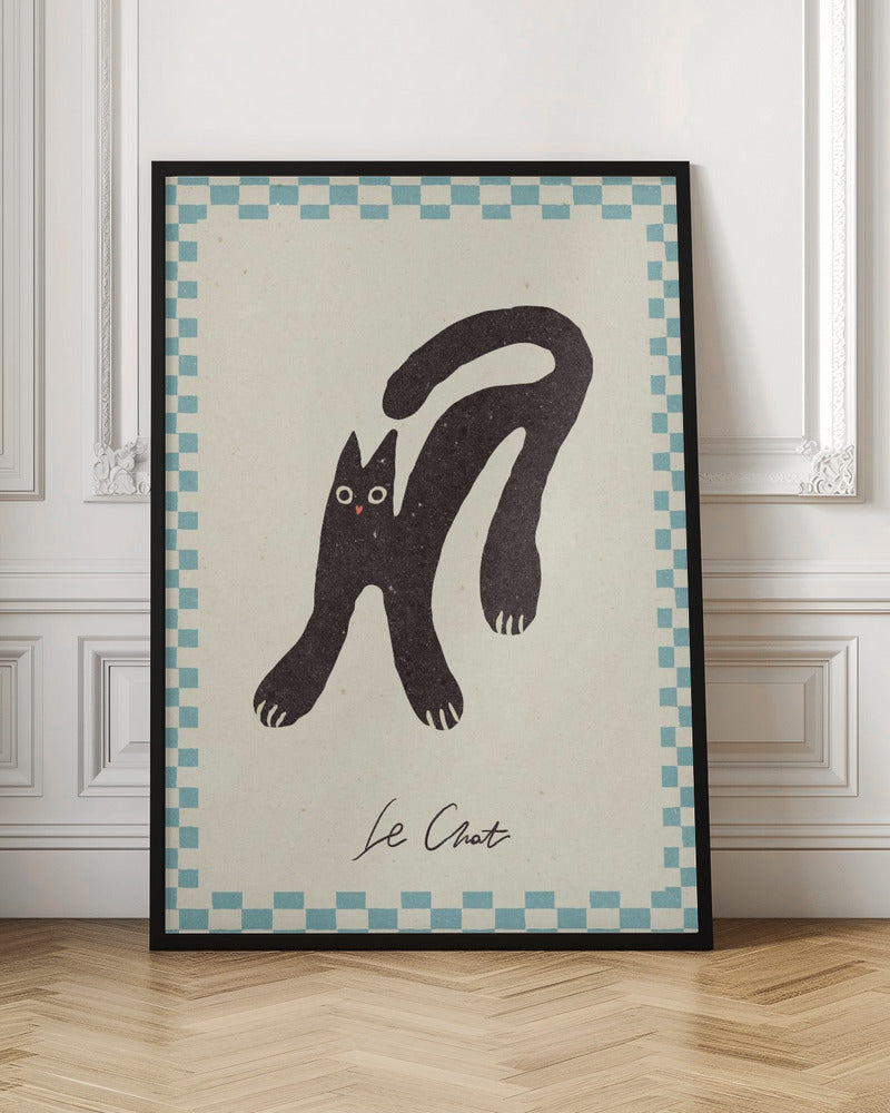 Le Chat - Stretched Canvas, Poster or Fine Art Print I Heart Wall Art