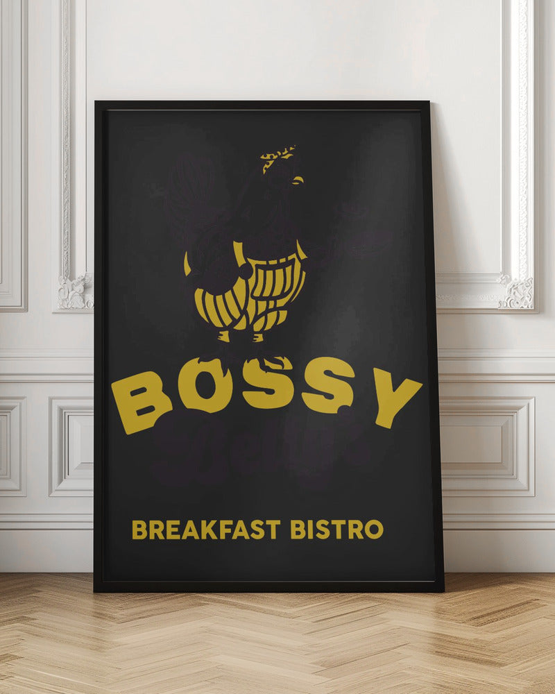 Bossy.png - Stretched Canvas, Poster or Fine Art Print I Heart Wall Art