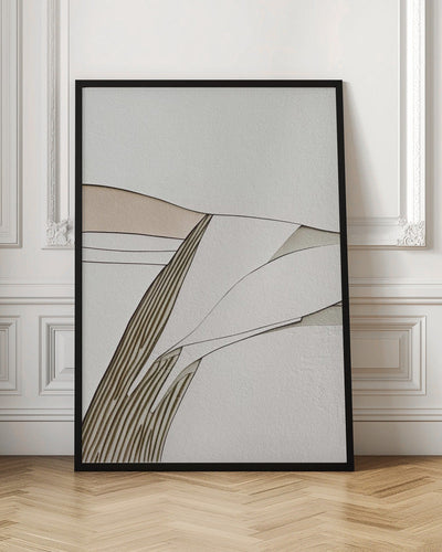 Minimal Lines I - Stretched Canvas, Poster or Fine Art Print I Heart Wall Art