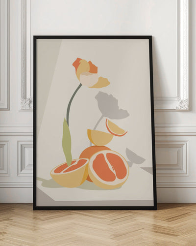 Monochrome Elegance - Stretched Canvas, Poster or Fine Art Print I Heart Wall Art