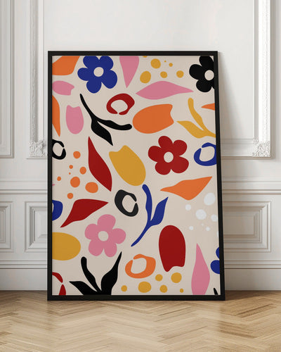 Swaying Petals - Stretched Canvas, Poster or Fine Art Print I Heart Wall Art