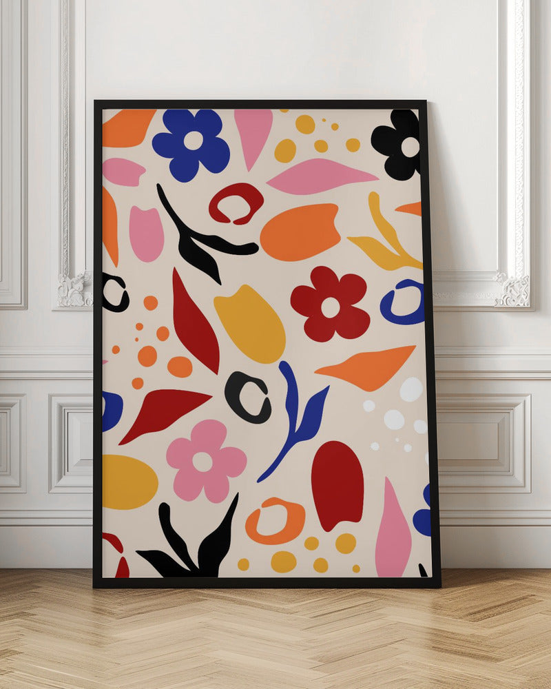 Swaying Petals - Stretched Canvas, Poster or Fine Art Print I Heart Wall Art