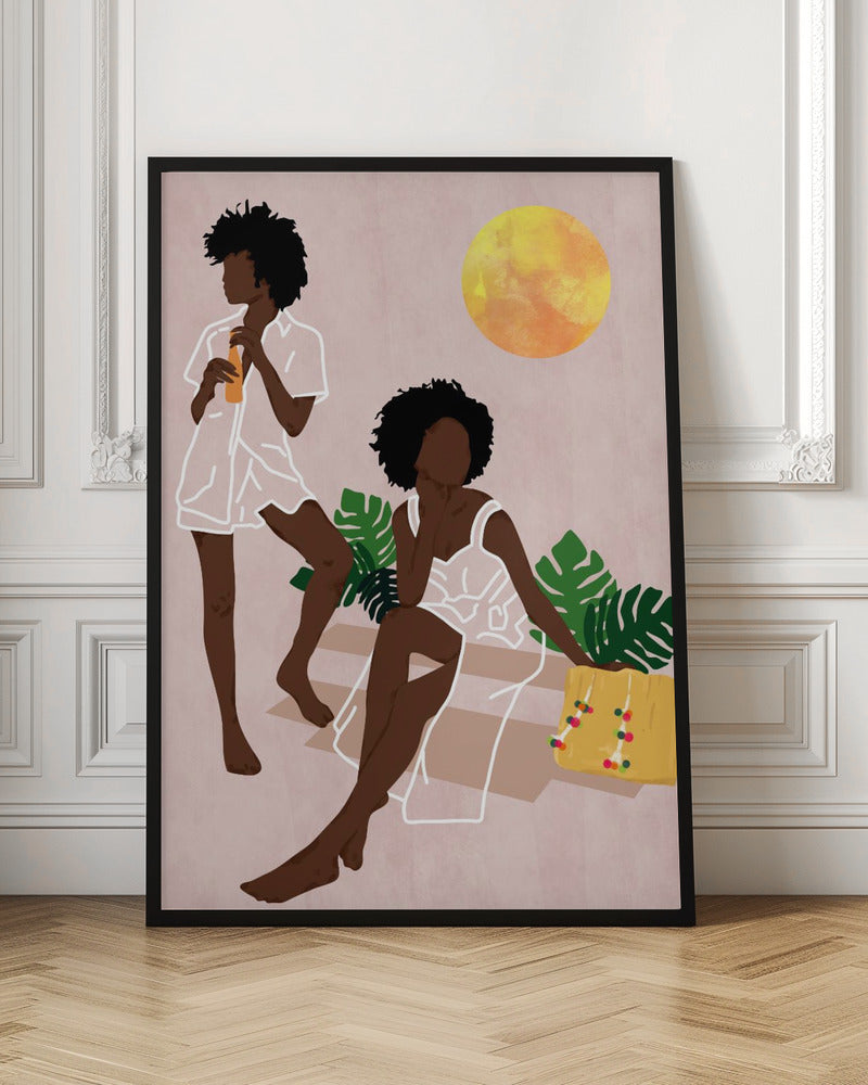 Sunlit Queens - Stretched Canvas, Poster or Fine Art Print I Heart Wall Art