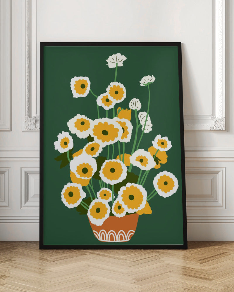 Brown Pot - Stretched Canvas, Poster or Fine Art Print I Heart Wall Art