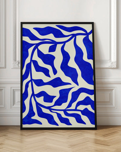 Indigo Elegance - Stretched Canvas, Poster or Fine Art Print I Heart Wall Art