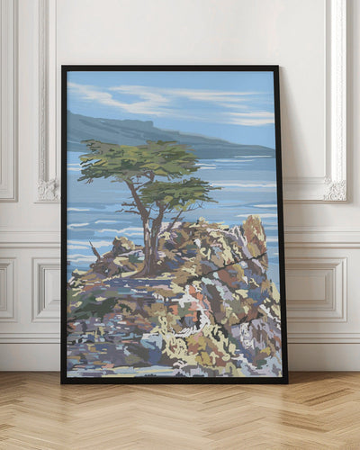 Quiet Sentinel, 17 Mile Drive, California - Stretched Canvas, Poster or Fine Art Print I Heart Wall Art