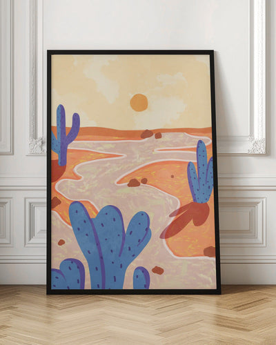 Path Through the Painted Desert - Stretched Canvas, Poster or Fine Art Print I Heart Wall Art