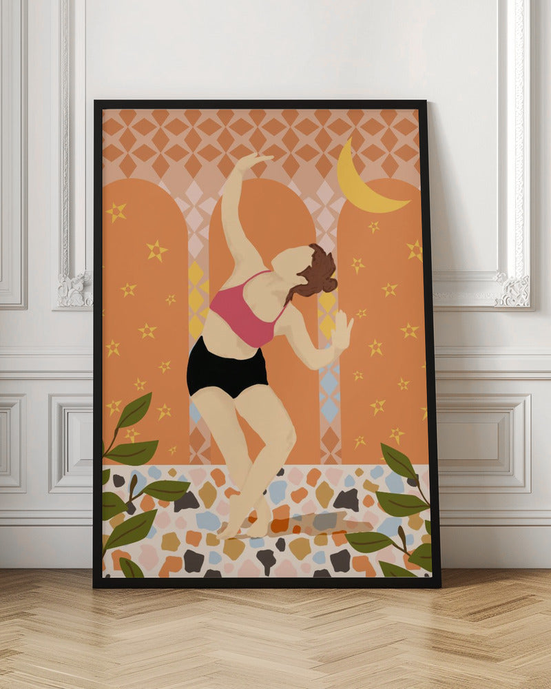 Moonlit Dance - Stretched Canvas, Poster or Fine Art Print I Heart Wall Art