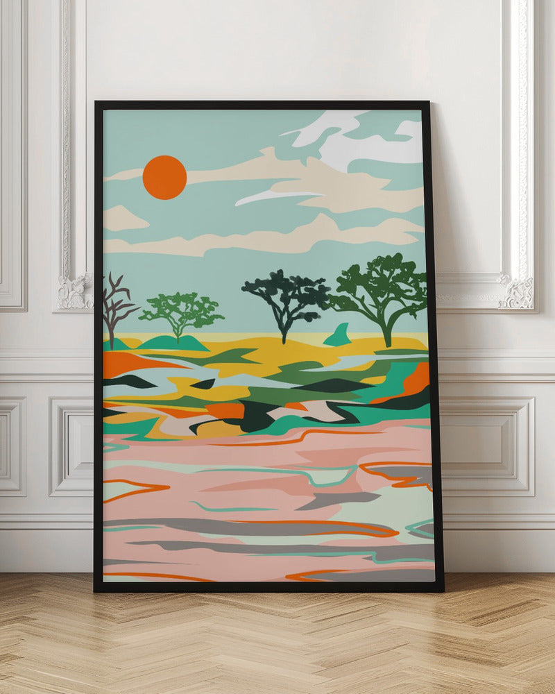 Echoes of the Sahara - Stretched Canvas, Poster or Fine Art Print I Heart Wall Art