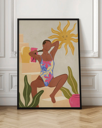 Beneath the Smiling Sun - Stretched Canvas, Poster or Fine Art Print I Heart Wall Art