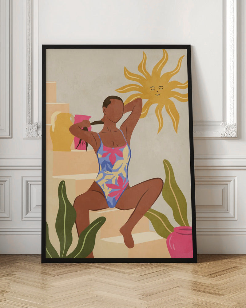 Beneath the Smiling Sun - Stretched Canvas, Poster or Fine Art Print I Heart Wall Art