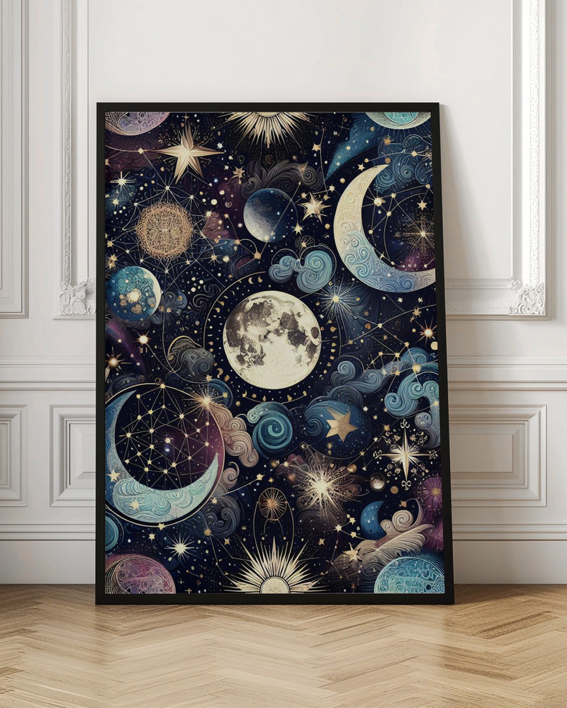 Lunar Magic - Stretched Canvas, Poster or Fine Art Print I Heart Wall Art
