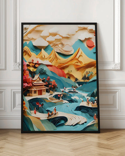 Nature In Layers - Stretched Canvas, Poster or Fine Art Print I Heart Wall Art