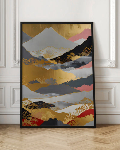 Japanese Landscape - Stretched Canvas, Poster or Fine Art Print I Heart Wall Art