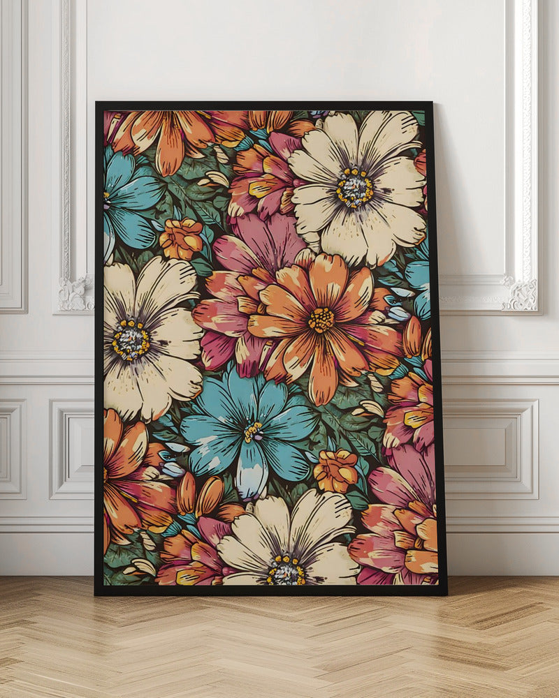 Flower Power - Stretched Canvas, Poster or Fine Art Print I Heart Wall Art