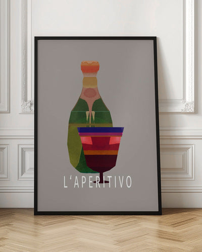 L&#039;Aperitivo 3 - Stretched Canvas, Poster or Fine Art Print I Heart Wall Art