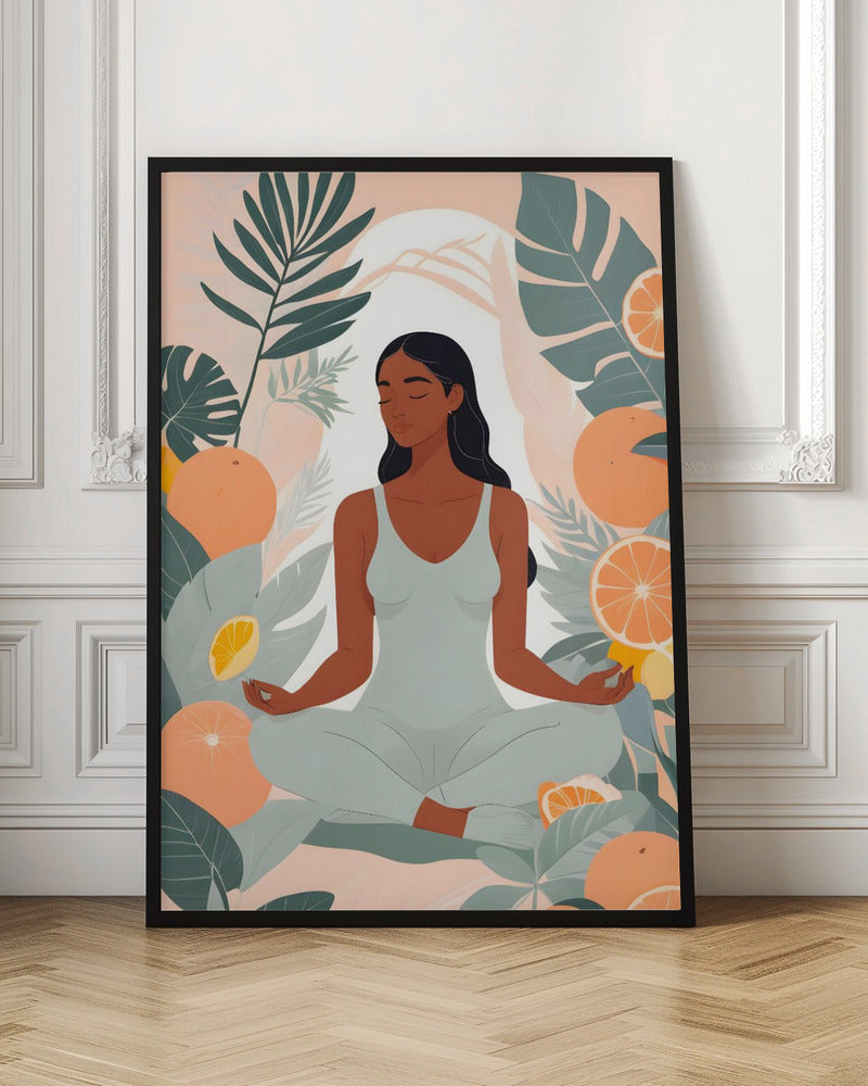 Citrus Meditation - Stretched Canvas, Poster or Fine Art Print I Heart Wall Art