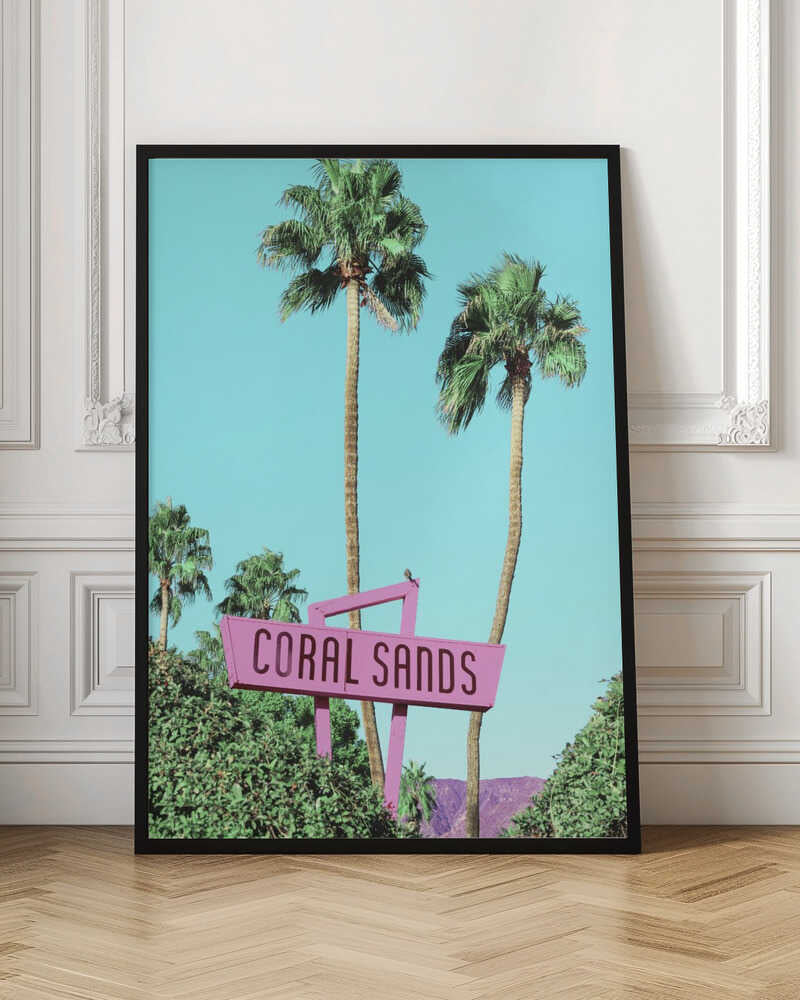 Retro Paradise Vibes - Stretched Canvas, Poster or Fine Art Print I Heart Wall Art