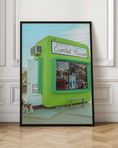 World Famous Crochet Museum - Stretched Canvas, Poster or Fine Art Print I Heart Wall Art