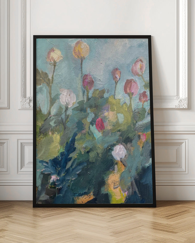 Impressionistic Blooms - Stretched Canvas, Poster or Fine Art Print I Heart Wall Art