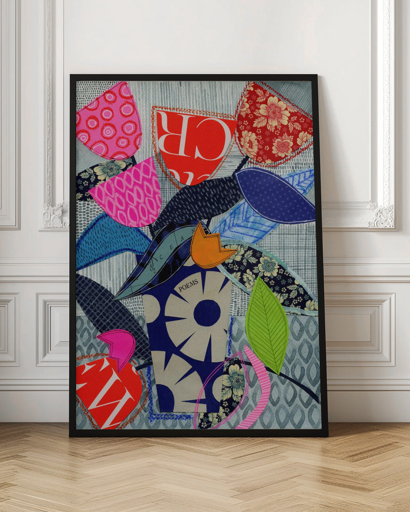 Vibrant Petals - Stretched Canvas, Poster or Fine Art Print I Heart Wall Art