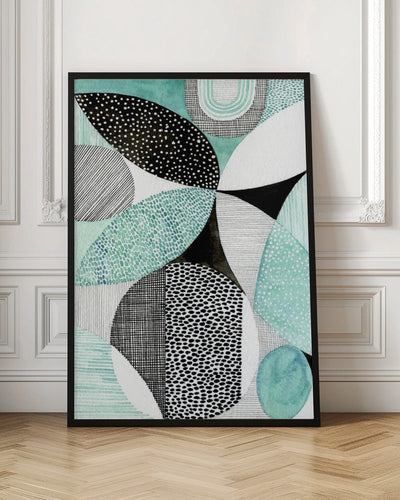 Geometric Shapes And Intricate Patterns - Stretched Canvas, Poster or Fine Art Print I Heart Wall Art
