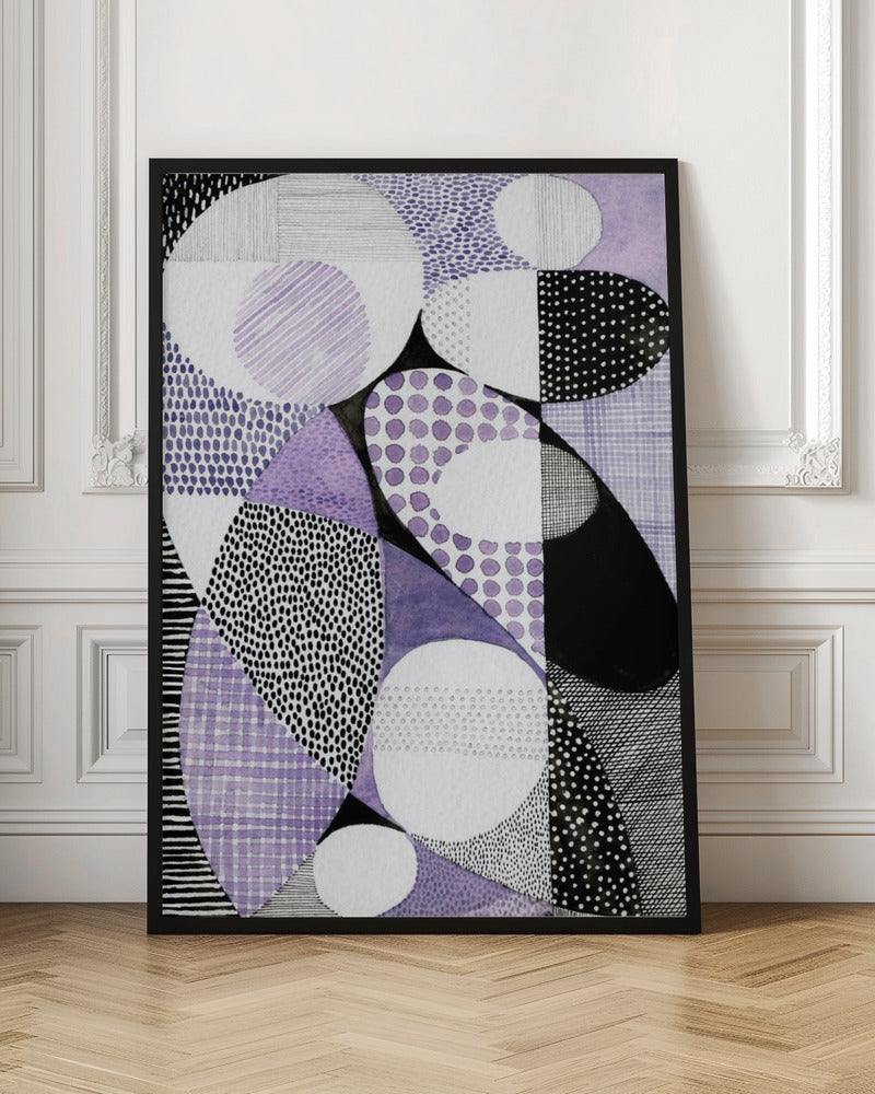 Dynamic Geometric Patterns - Stretched Canvas, Poster or Fine Art Print I Heart Wall Art