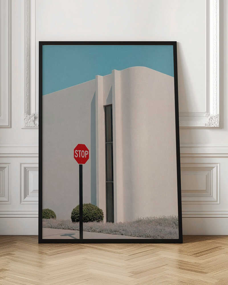 Stopped for the view - Stretched Canvas, Poster or Fine Art Print I Heart Wall Art