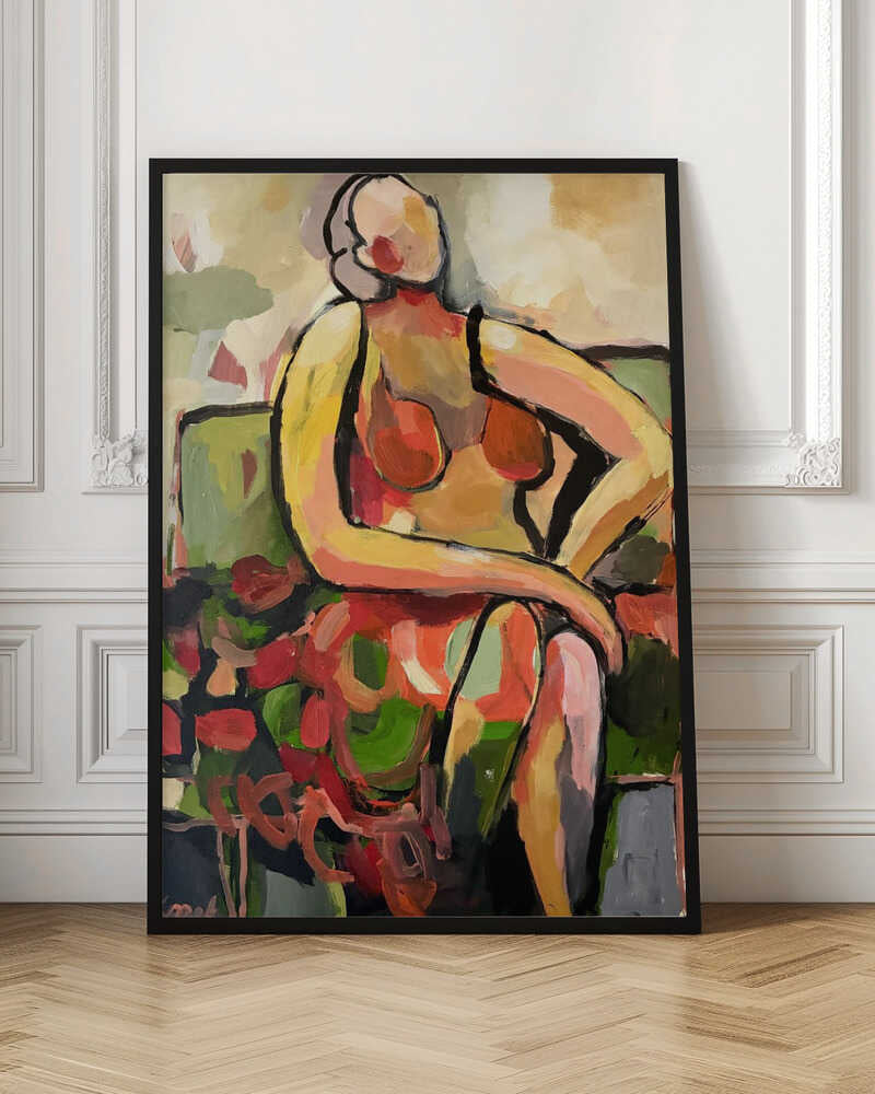 Folk Dancer - Stretched Canvas, Poster or Fine Art Print