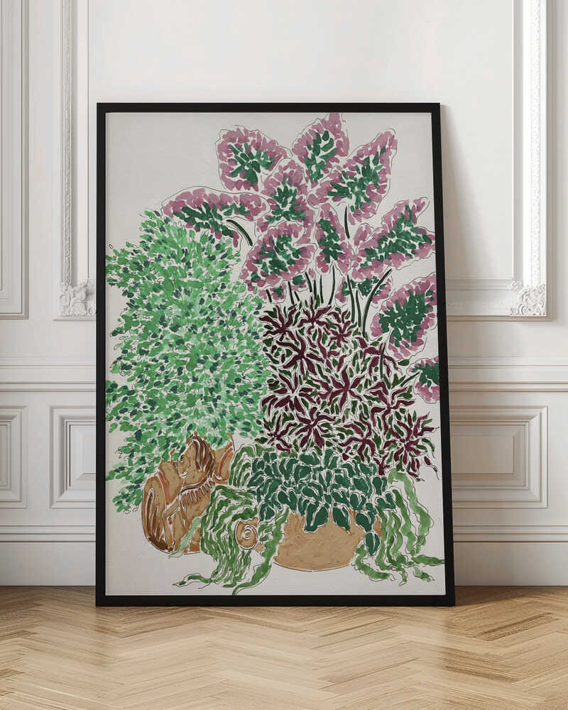 Monsoon Frontyard - Stretched Canvas, Poster or Fine Art Print