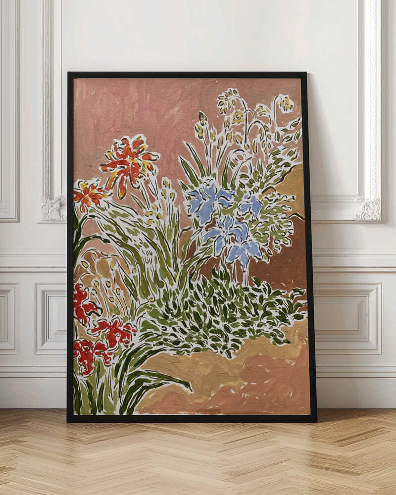 Garden Corner - Stretched Canvas, Poster or Fine Art Print