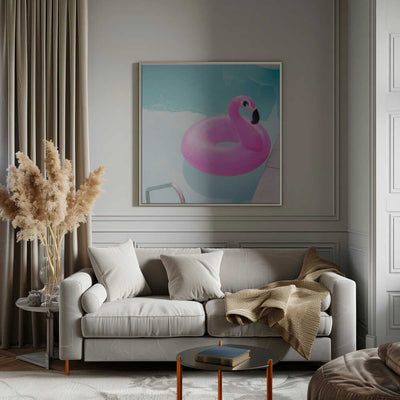 Giving You the Eye - Square Stretched Canvas, Poster or Fine Art Print I Heart Wall Art