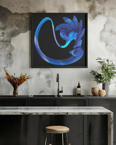 The Blues - Square Stretched Canvas, Poster or Fine Art Print I Heart Wall Art