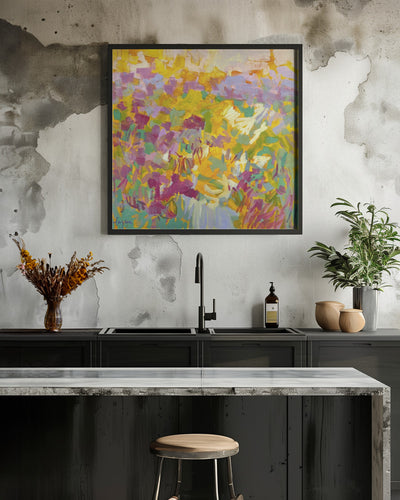 Df002sundance I - Square Stretched Canvas, Poster or Fine Art Print I Heart Wall Art