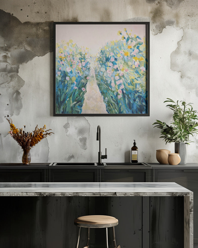 Light Summer - Square Stretched Canvas, Poster or Fine Art Print I Heart Wall Art