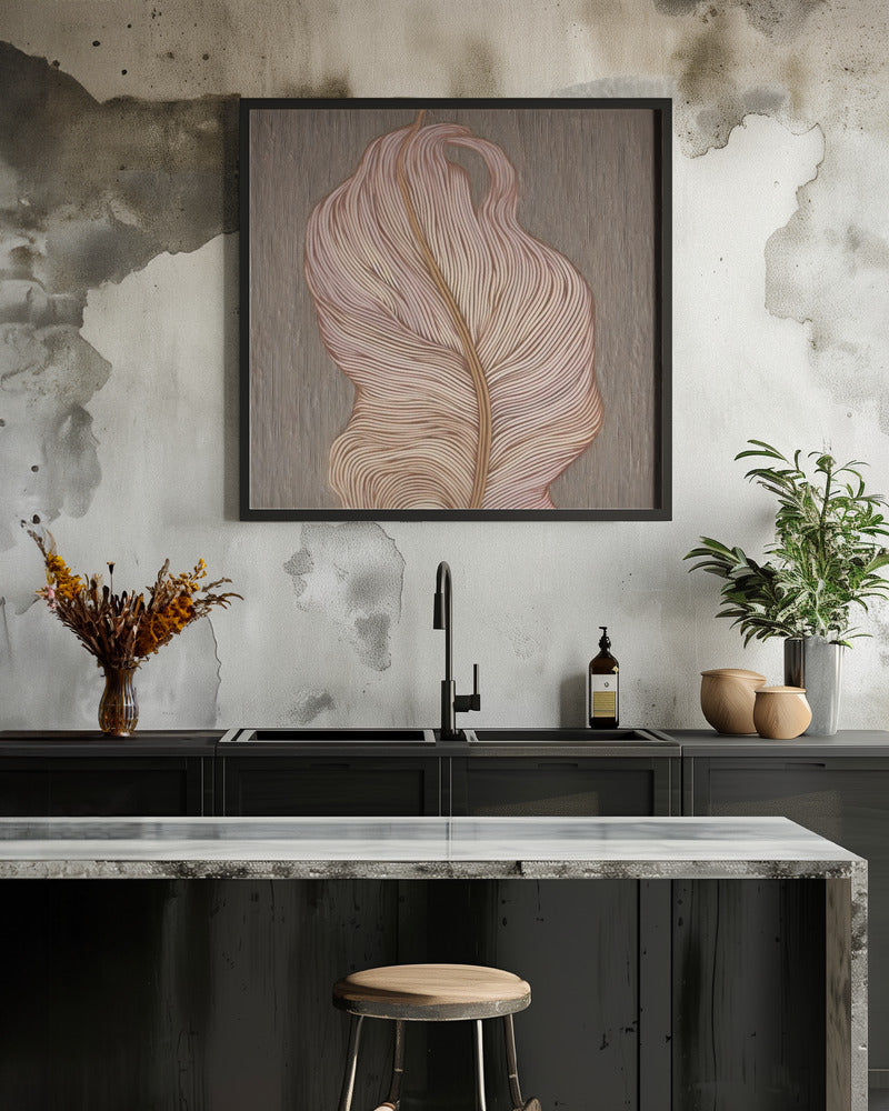 Flora I - Square Stretched Canvas, Poster or Fine Art Print I Heart Wall Art