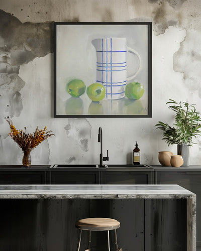 Lauren S Still Life - Square Stretched Canvas, Poster or Fine Art Print I Heart Wall Art