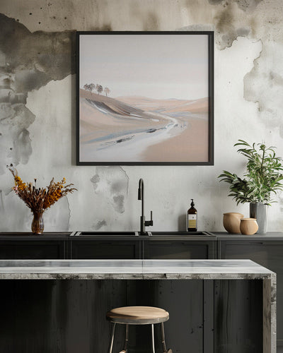 Farm View IV - Square Stretched Canvas, Poster or Fine Art Print I Heart Wall Art