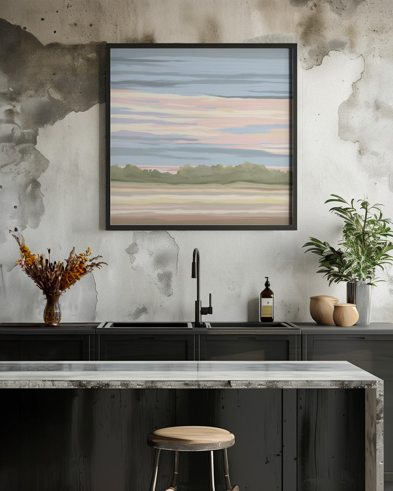 Streaking, Caprivi, Botswana - Square Stretched Canvas, Poster or Fine Art Print I Heart Wall Art