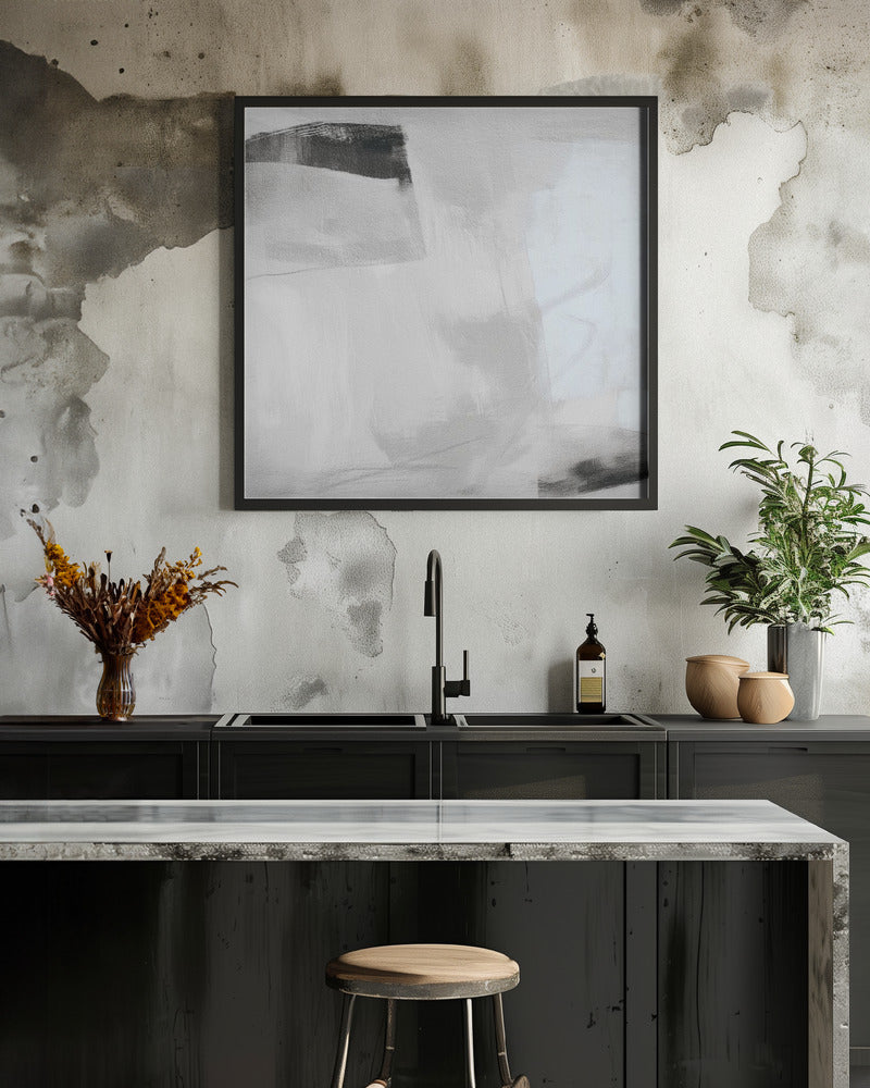 Layers III - Square Stretched Canvas, Poster or Fine Art Print I Heart Wall Art