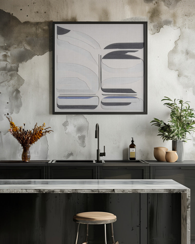 Balance I - Square Stretched Canvas, Poster or Fine Art Print I Heart Wall Art