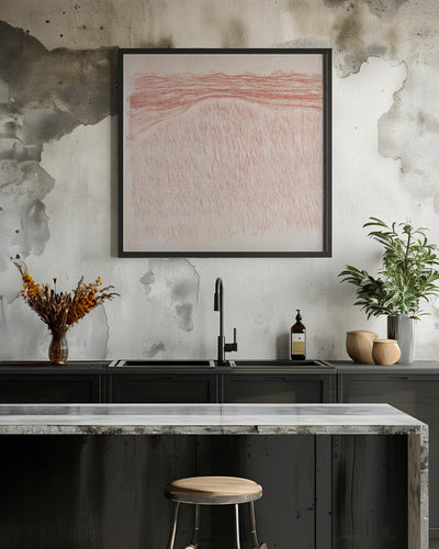 Whispering Textures - Square Stretched Canvas, Poster or Fine Art Print I Heart Wall Art