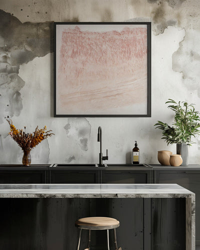 Textured Whispers - Square Stretched Canvas, Poster or Fine Art Print I Heart Wall Art