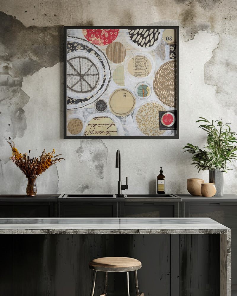 Hodge Podge - Square Stretched Canvas, Poster or Fine Art Print I Heart Wall Art