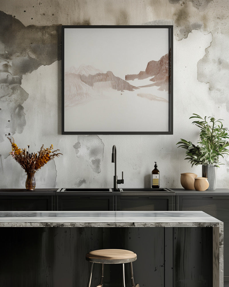 Peaceful nature II - Square Stretched Canvas, Poster or Fine Art Print I Heart Wall Art