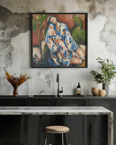 Alice - Square Stretched Canvas, Poster or Fine Art Print