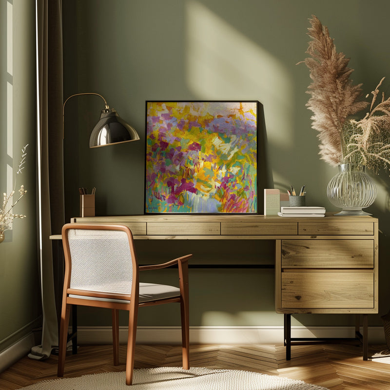 Df002sundance I - Square Stretched Canvas, Poster or Fine Art Print I Heart Wall Art