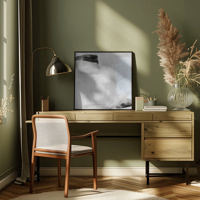 Layers III - Square Stretched Canvas, Poster or Fine Art Print I Heart Wall Art