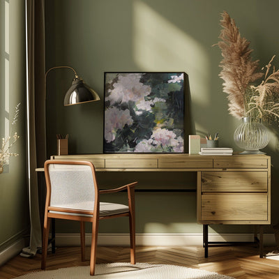 Impressionistic Blooms - Square Stretched Canvas, Poster or Fine Art Print I Heart Wall Art